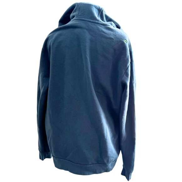Adidas Emoji Fleece Hoodie - Size Large, Unisex, Blue - Picture 5 of 8
